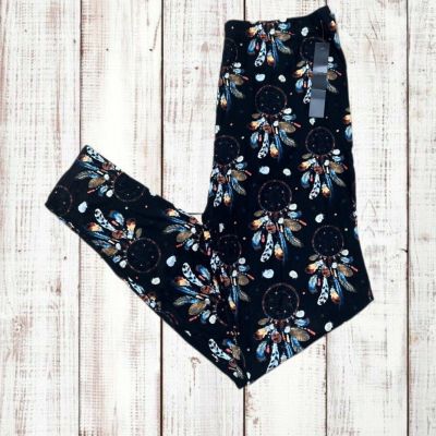 Women’s Leggings Plus Size 3X - 4X NWT Dreamcatcher Print Extra Stretchy Soft